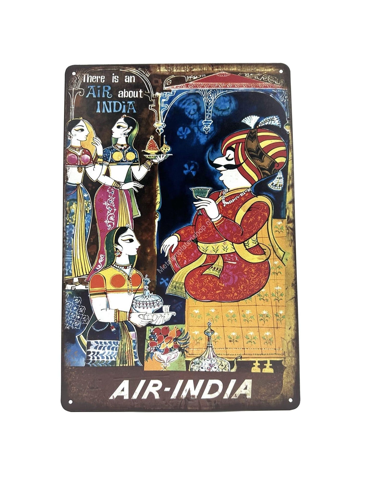 Metal Wall Sign - Air India