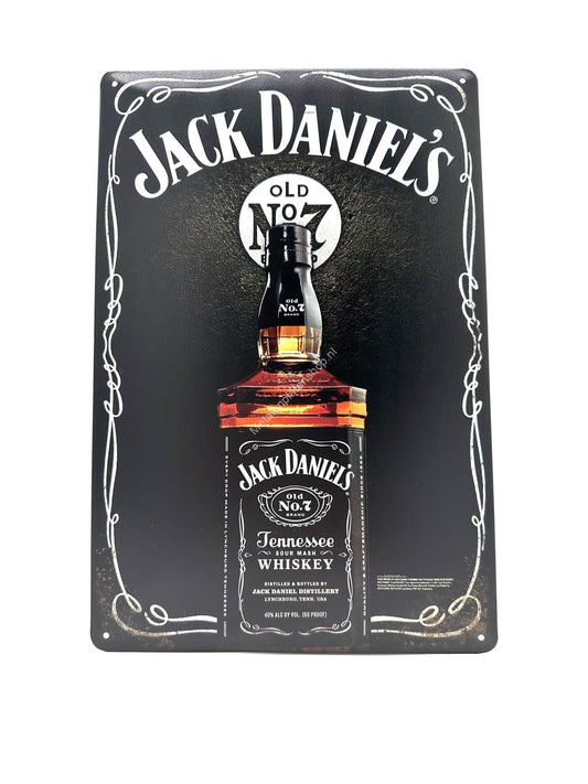 Metalen Wandbord - Jack Daniels - Old Nr 7 - Drank