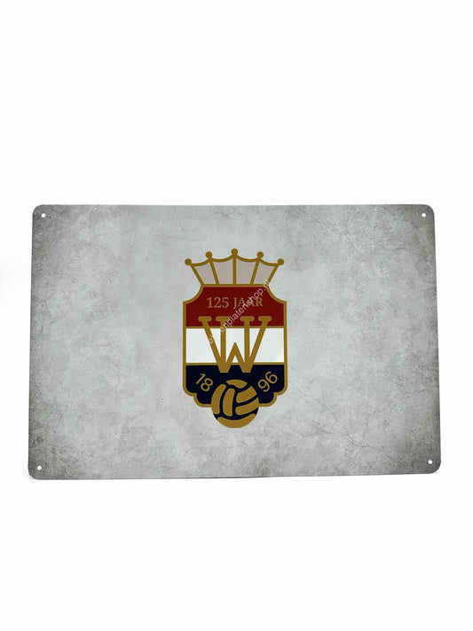 Metal Wall Sign - Willem II - 125 years - Football