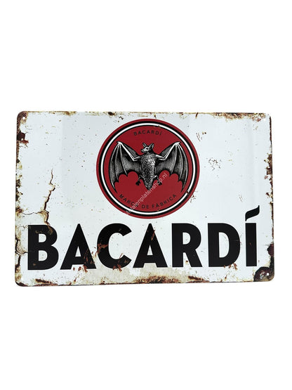 Metalen Wandbord - Bacardi - Drank