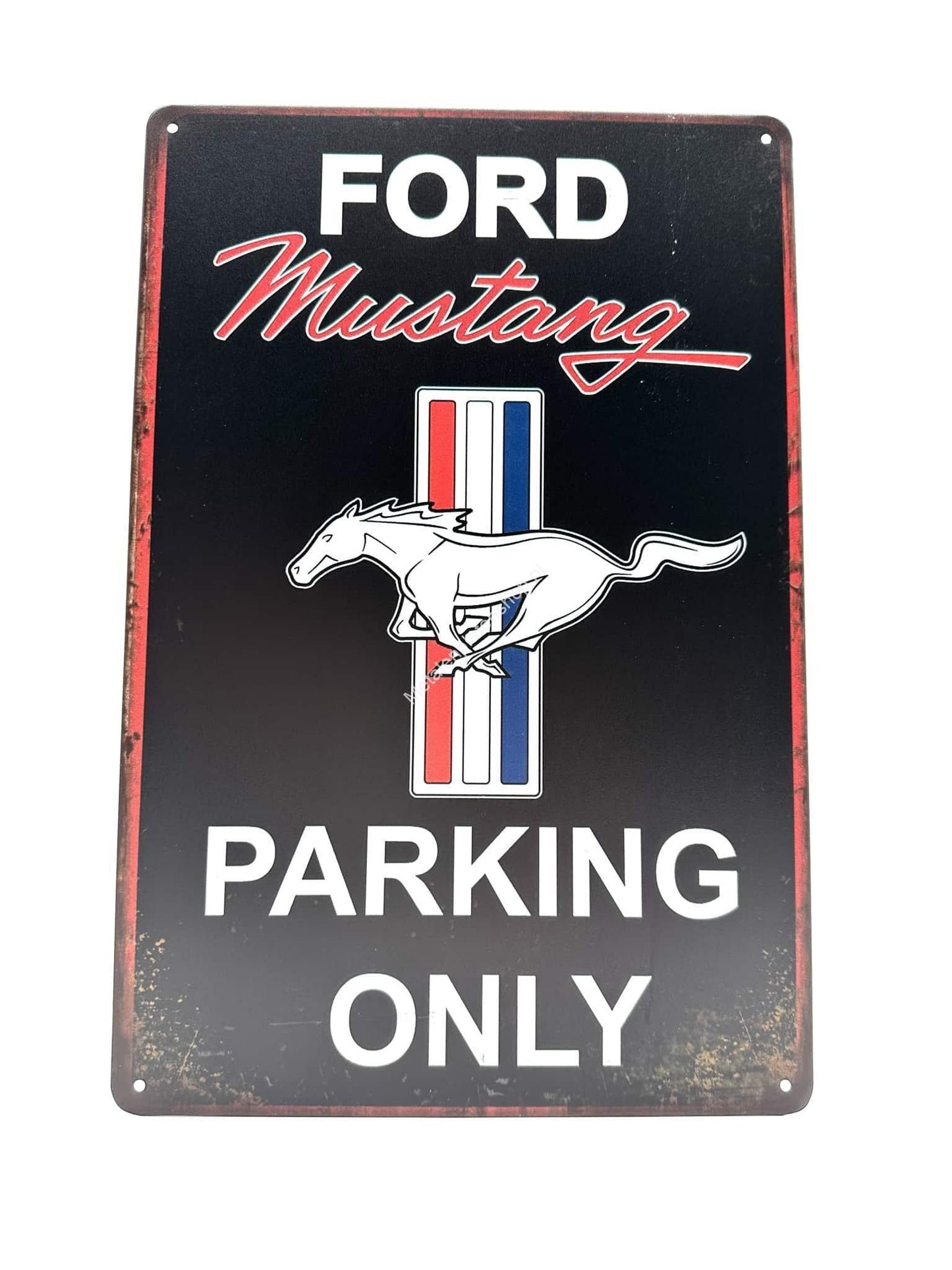 Metal Wall Sign - Ford Mustang Parking Only