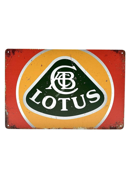 Metalen Wandbord - Lotus - Auto