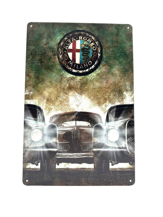 Metalen Wandbord - Alfa Romeo #2