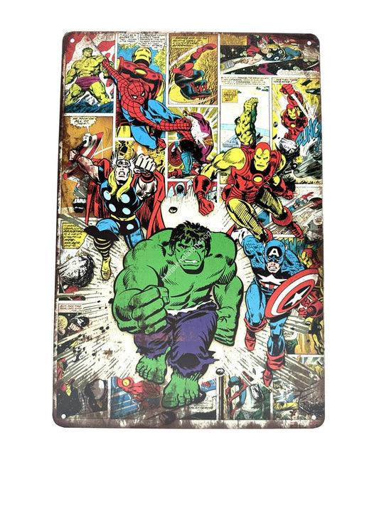 Metal Wall Sign - Marvel Comics #1