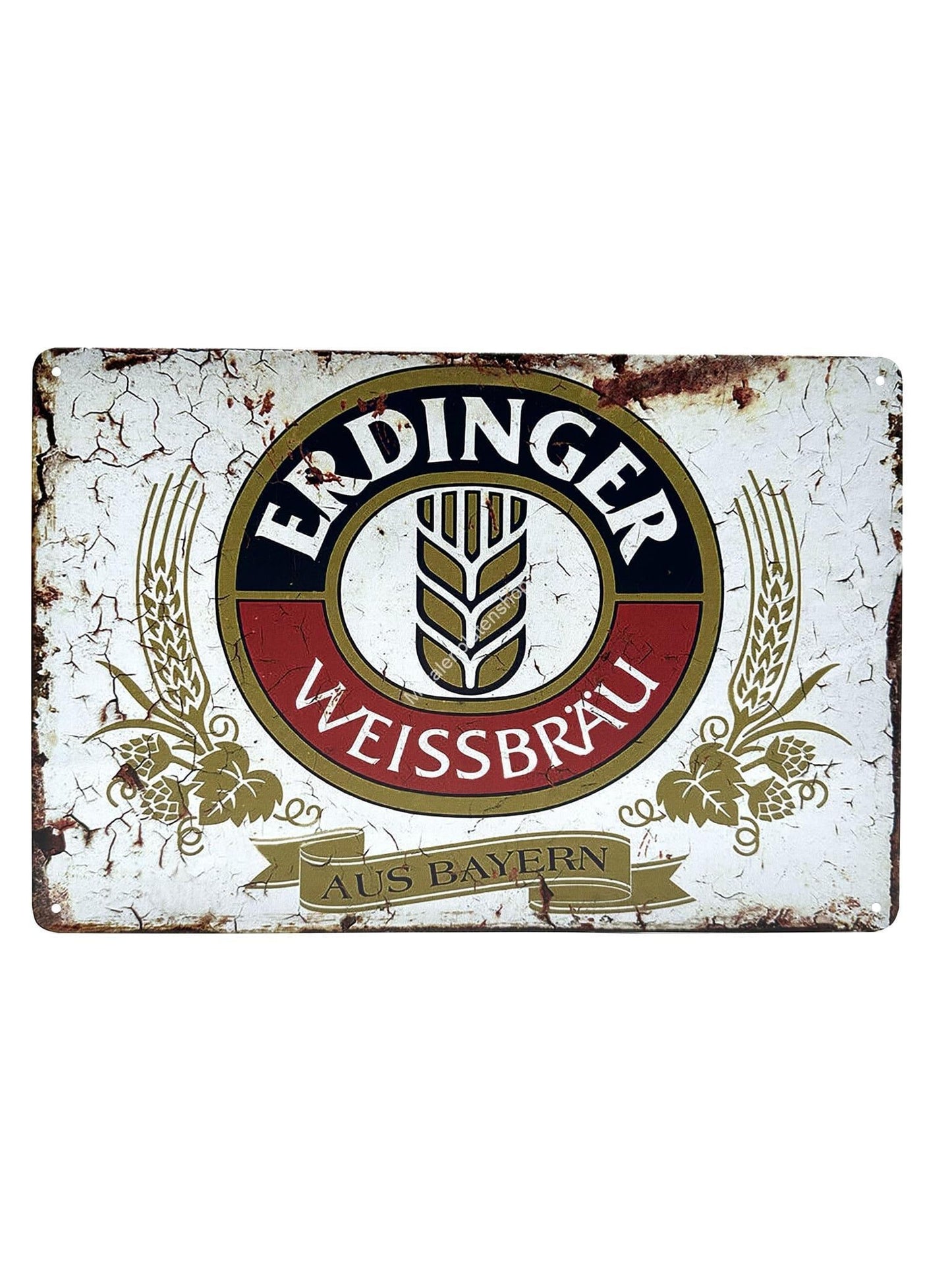 Metal Wall Sign - Erdinger Weissbräu