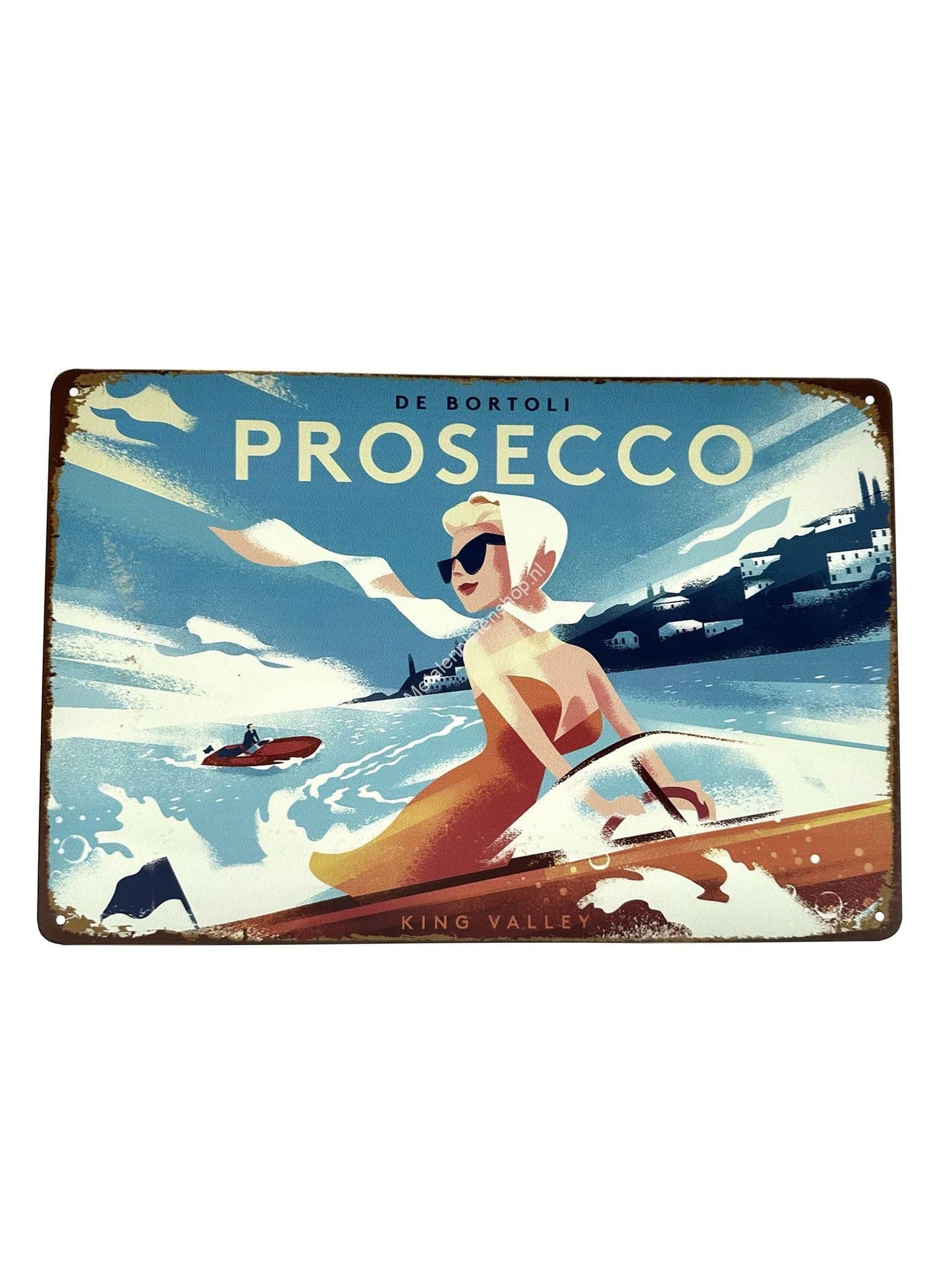 Metal Wall Sign - Prosecco - De Bortoli