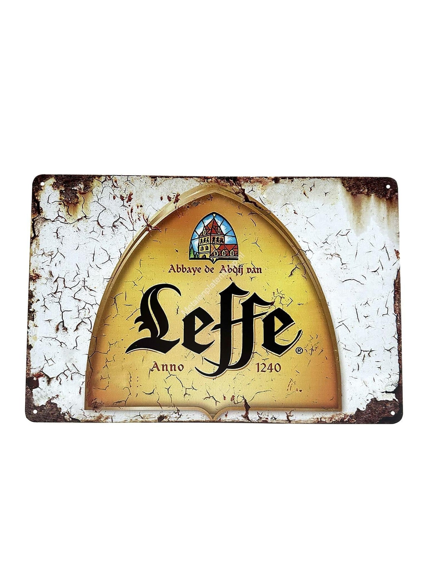 Metal Wall Sign - Leffe - Anno 1240