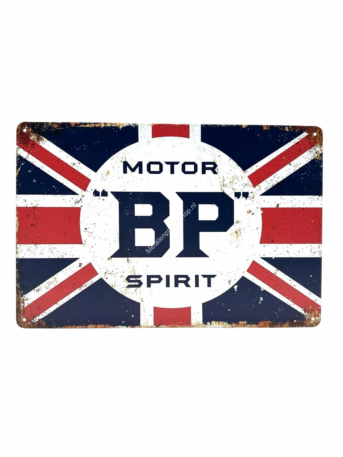 Metalen Wandbord - Motor - BP - Spirit