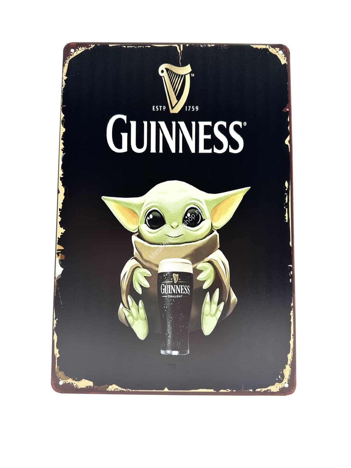 Metalen Wandbord - Guinness - EST 1759