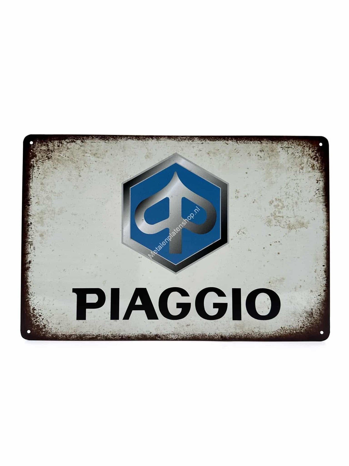 Metal Wall Sign - Piaggio