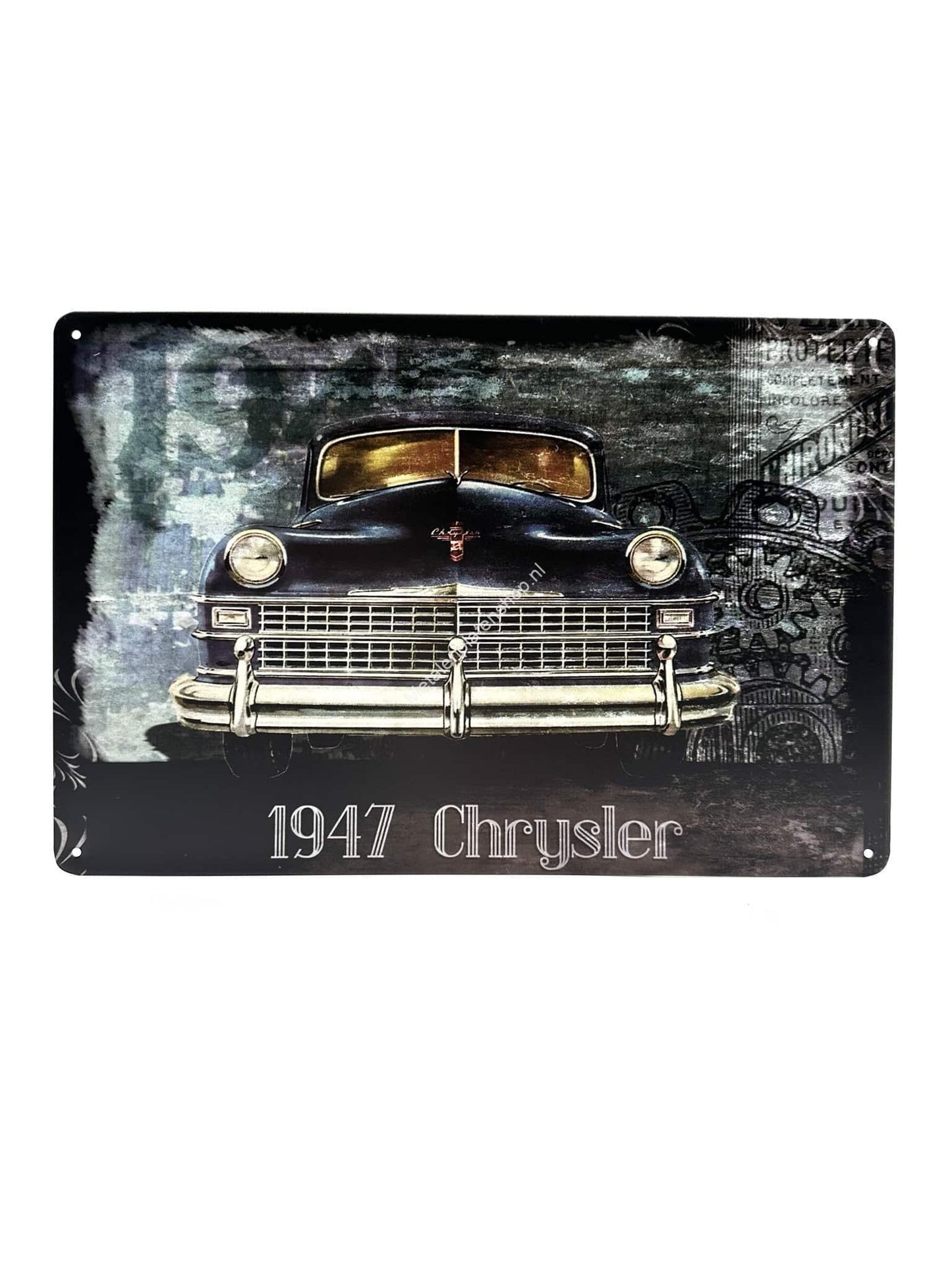 Metal Wall Sign - 1947 Chrysler