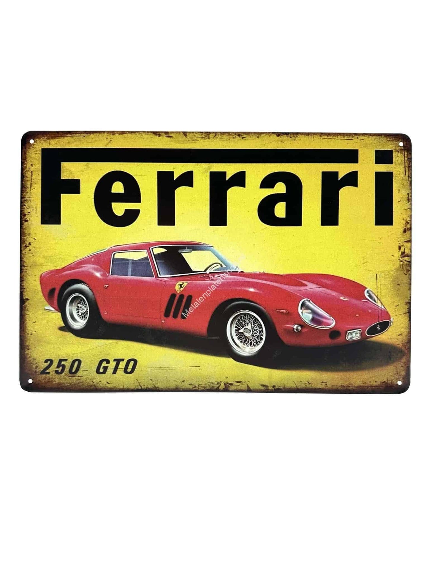 Metalen Wandbord - Ferrari 250GTO