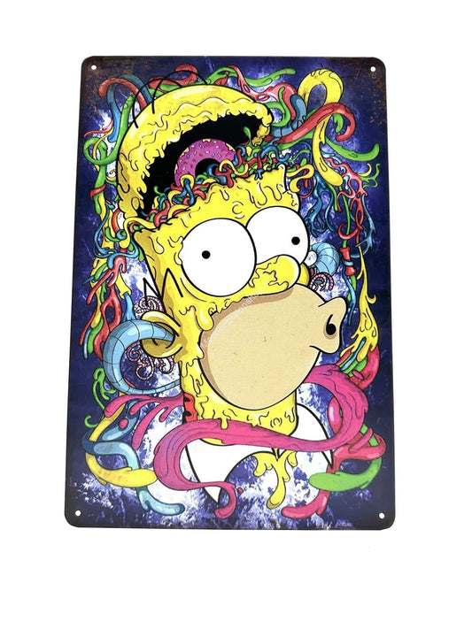 Metal Wall Sign - The Simpsons - Homer