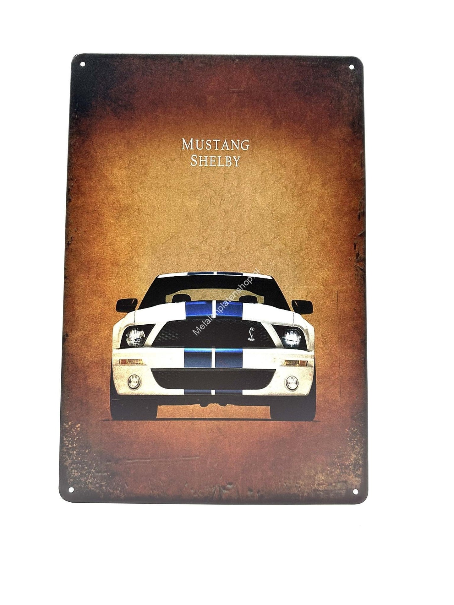 Metalen Wandbord - Mustang Shelby