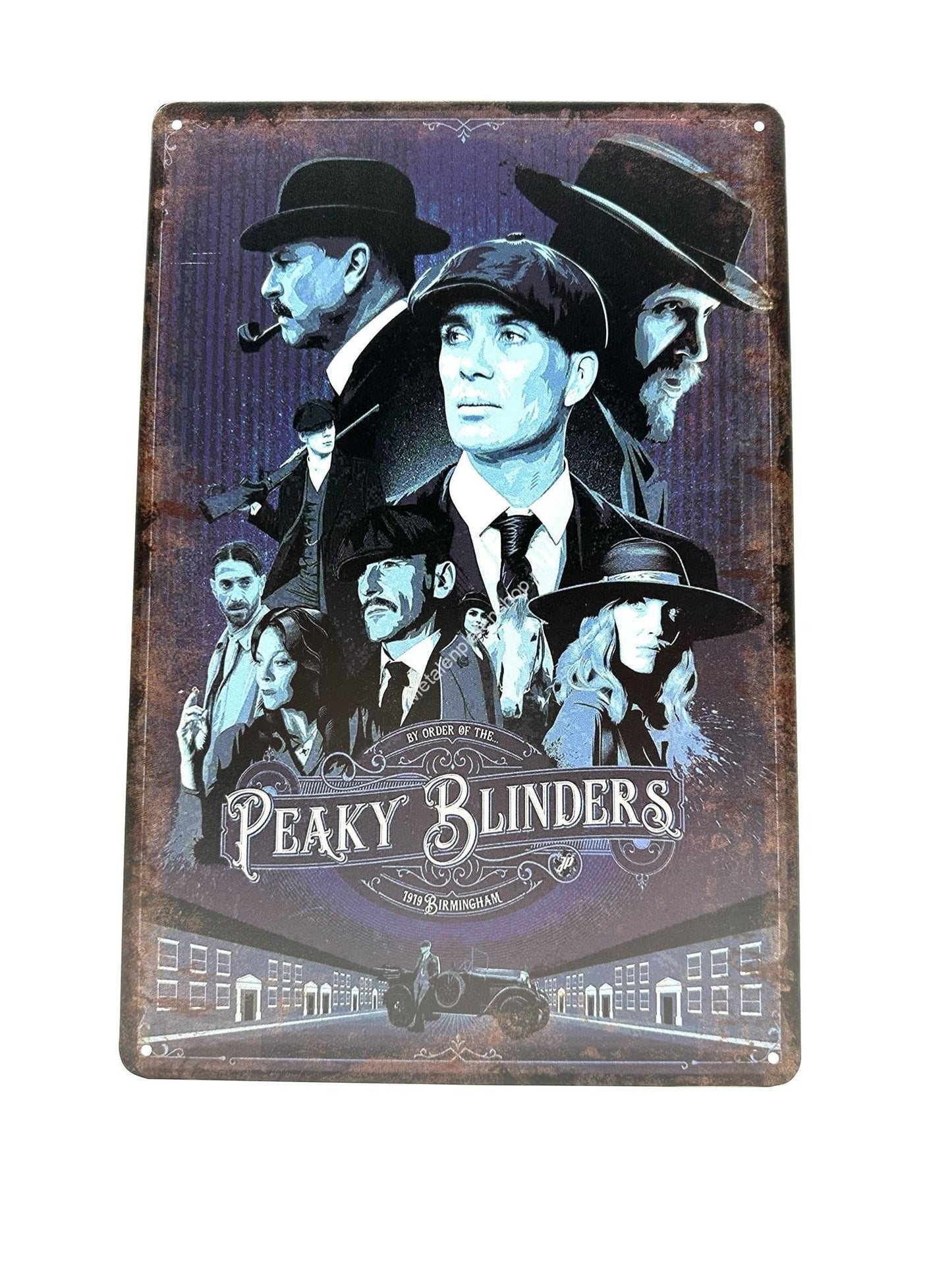 Metallwandschild – Peaky Blinders – 1919 Birmingham