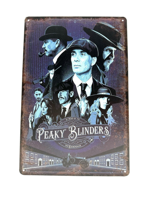 Metalen Wandbord - Peaky Blinders - 1919 Birmingham