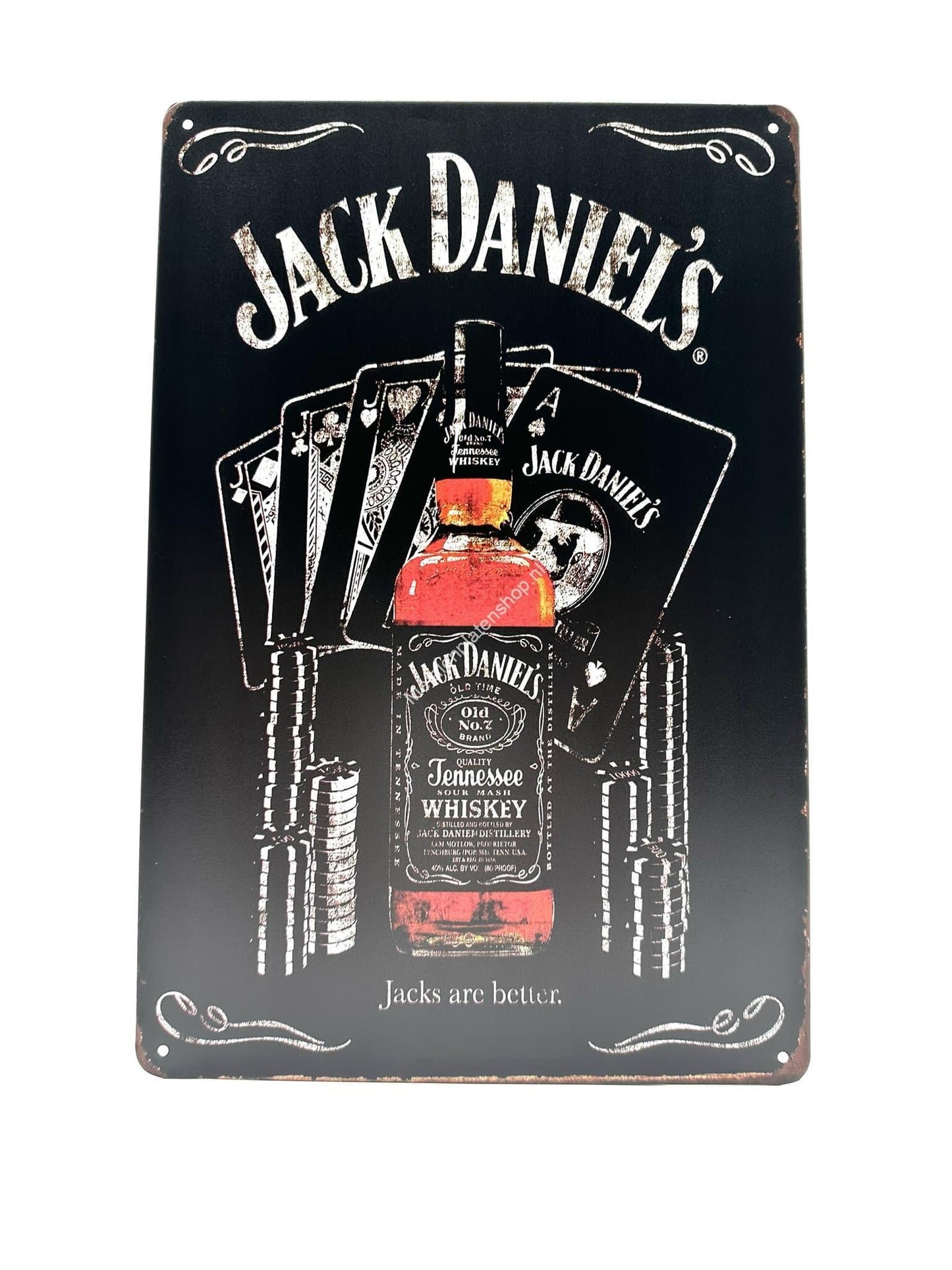 Metalen Wandbord - Jack Daniels - Jacks are better