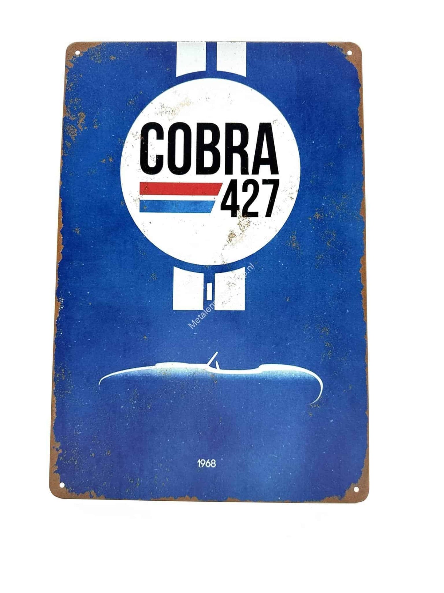 Metal Wall Sign - Cobra 427 - Mustang - Motorcycle