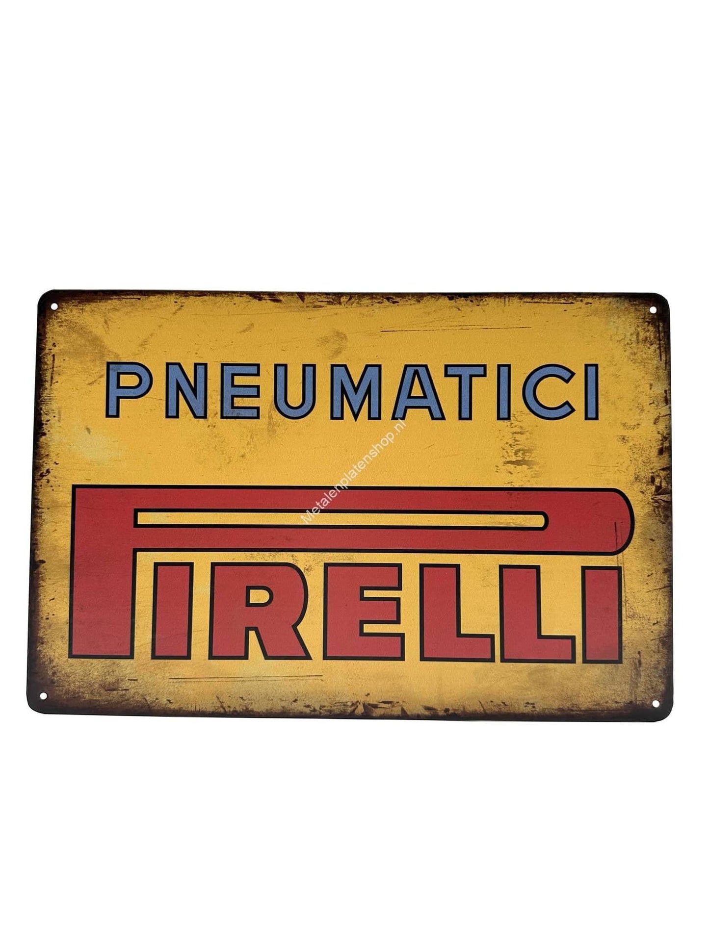 Metal Wall Sign - Pneumatics Pirelli