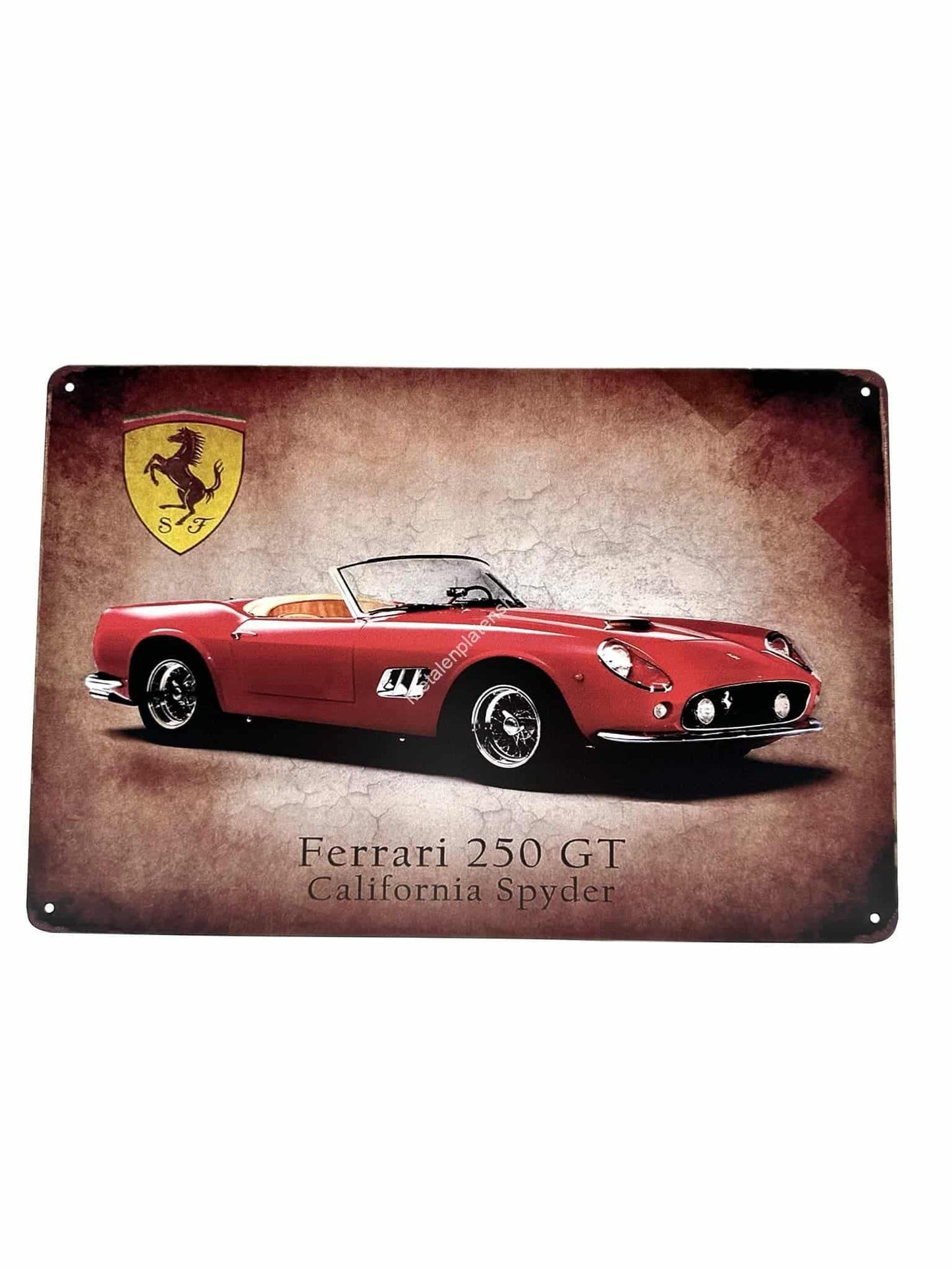 Metalen Wandbord - Ferrari 250GT California Spyder