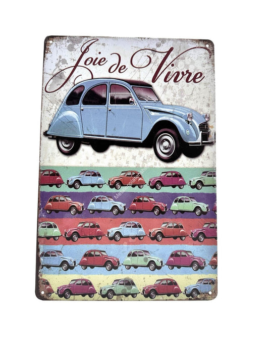 Metal Wall Sign - Joie de Vivre - Ugly duck