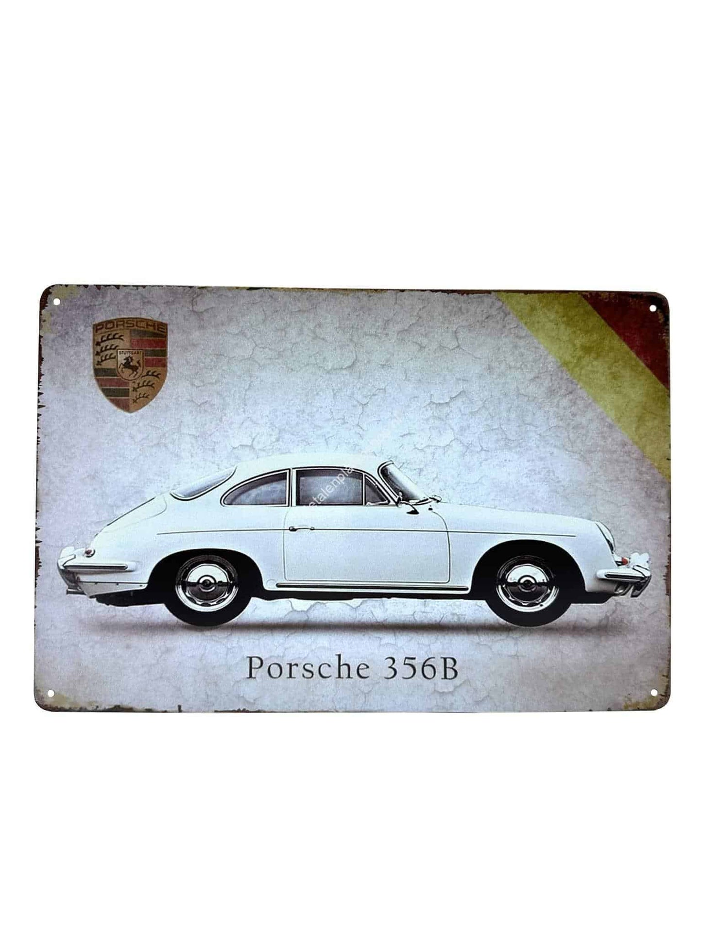 Metallwandschild - Porsche 356B