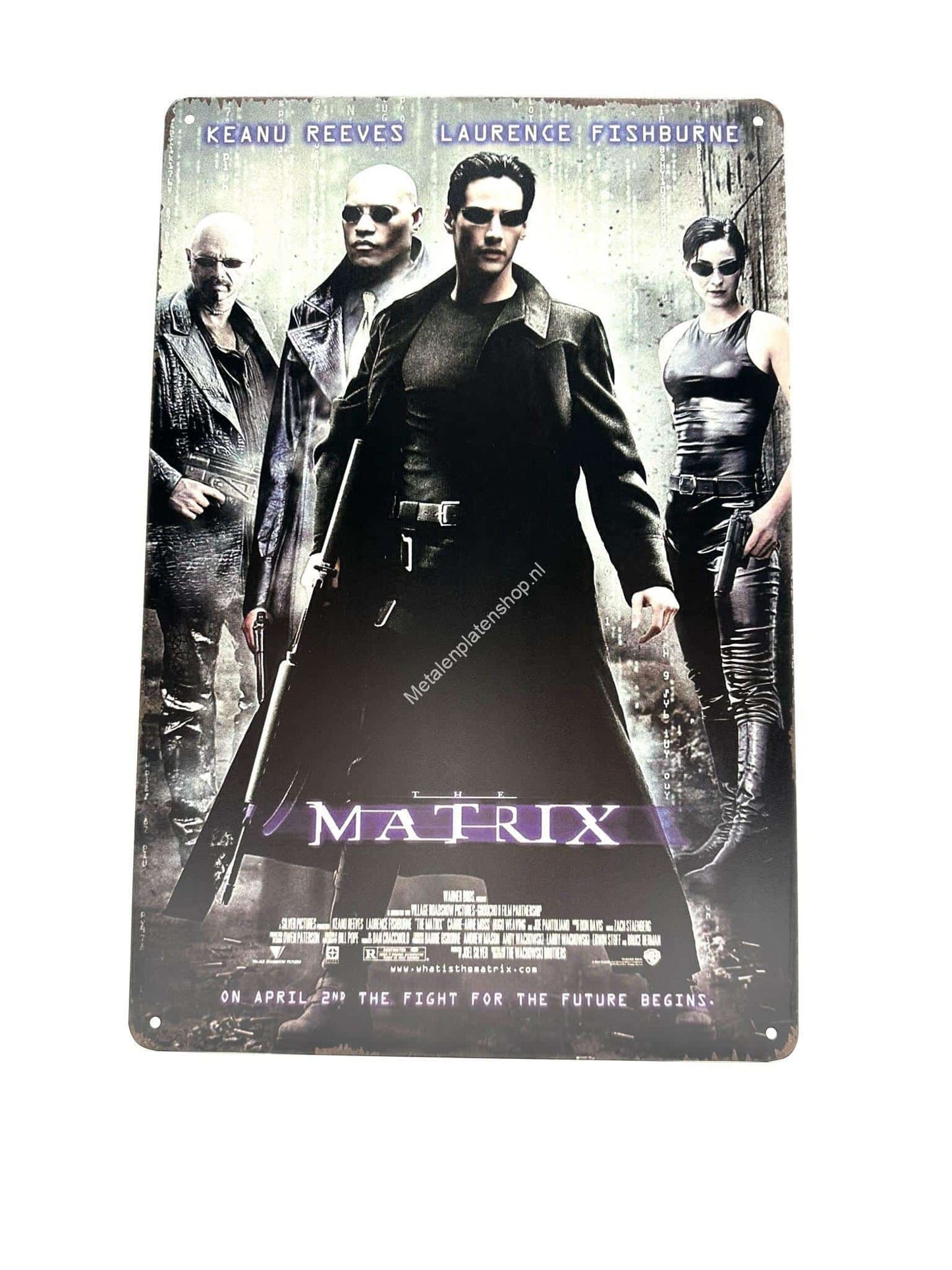 Metal Wall Sign - The Matrix