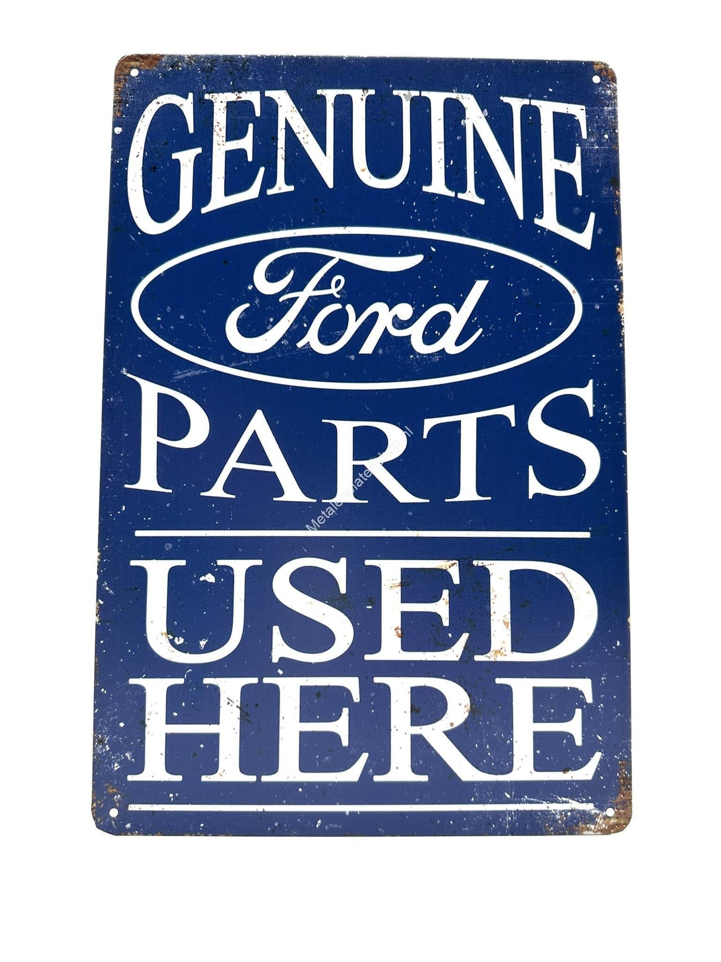 Metal Wall Sign - Genuine Ford Parts - Used Here