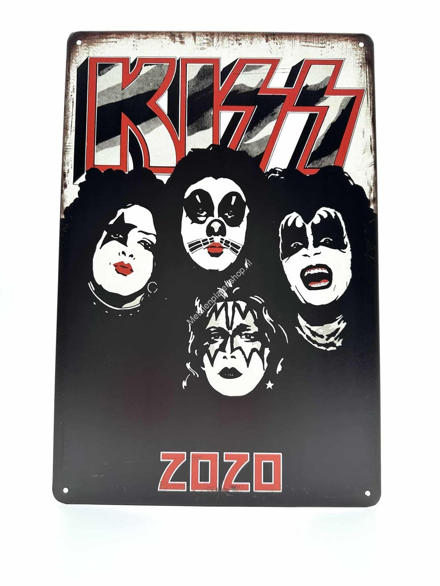 Metal Wall Sign - KISS - ZOZO