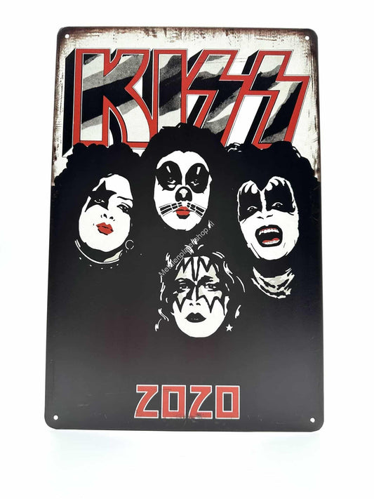 Metalen Wandbord - KISS - ZOZO