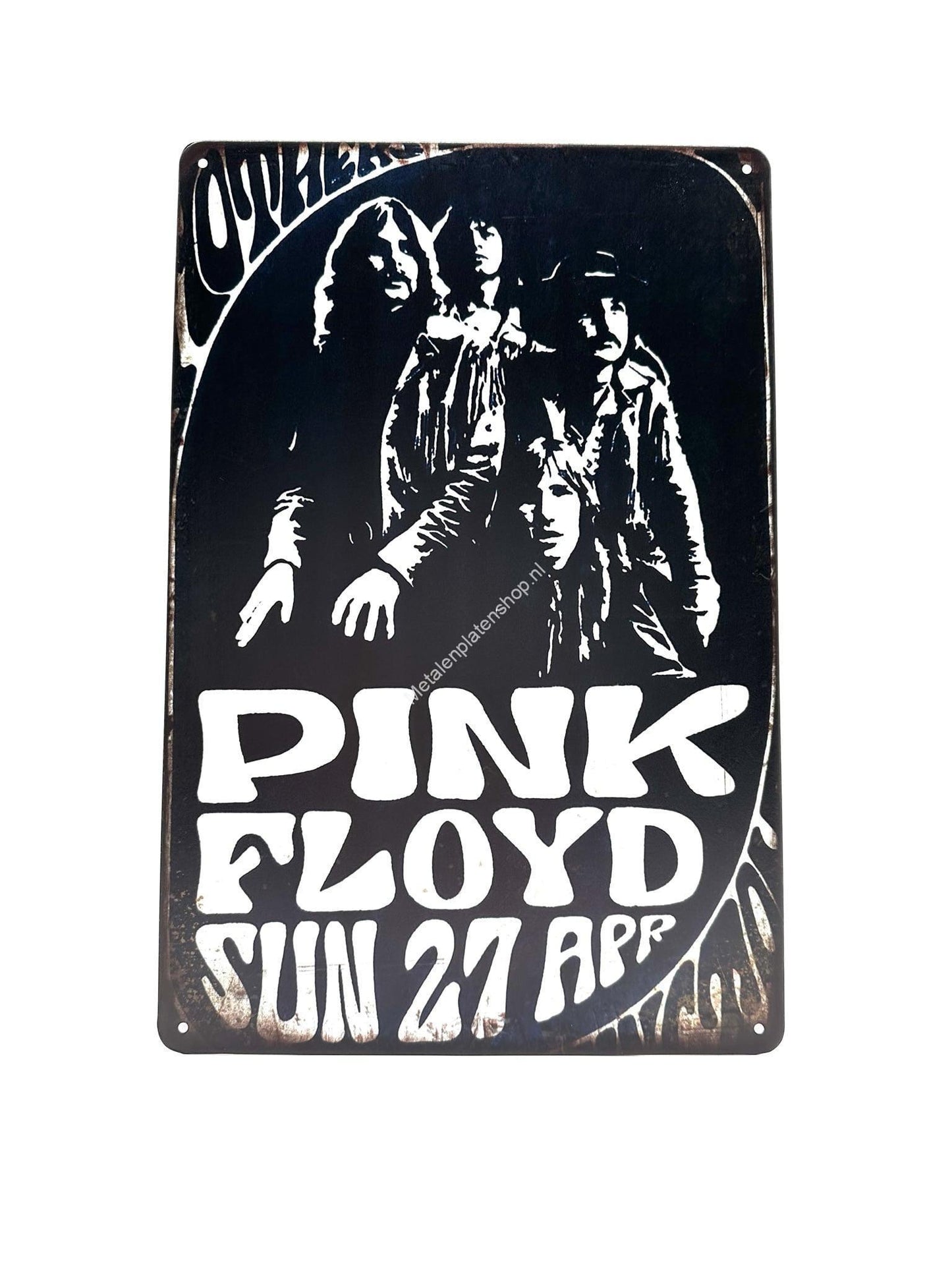 Metal Wall Sign - Pink Floyd - Sun April 27