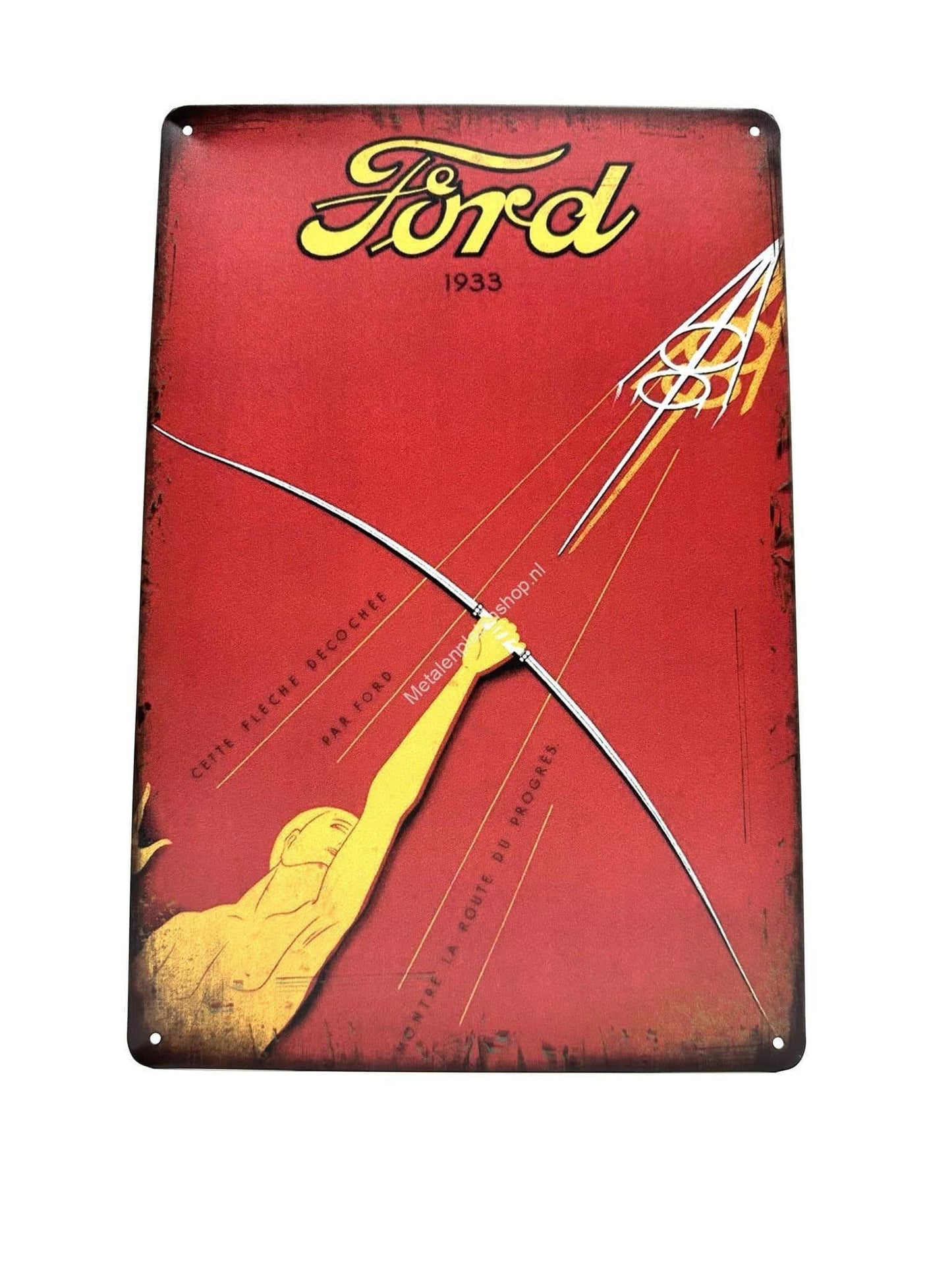 Metal Wall Sign - Ford - 1933