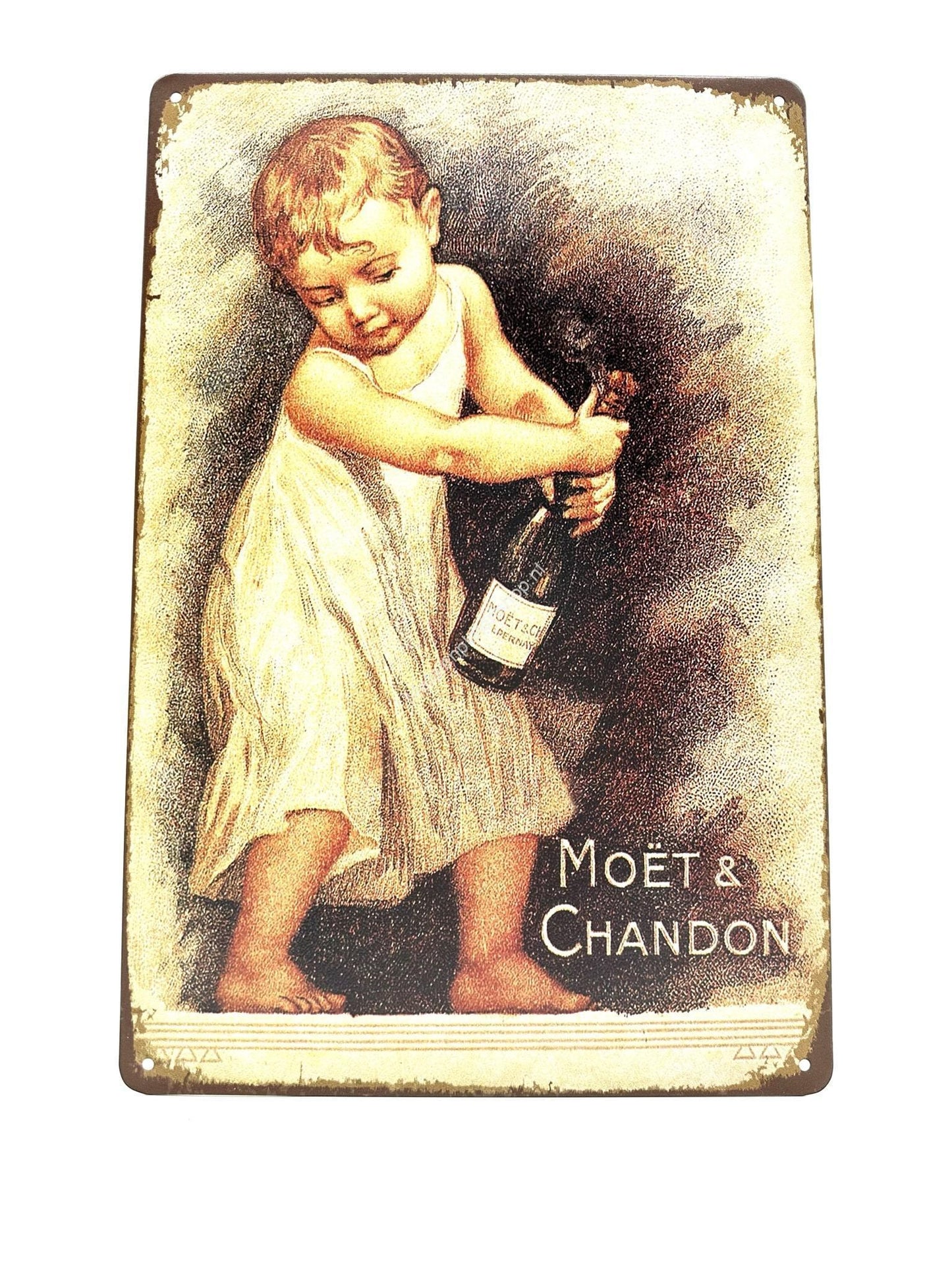 Metalen Wandbord - Moet & Chandon - Pop