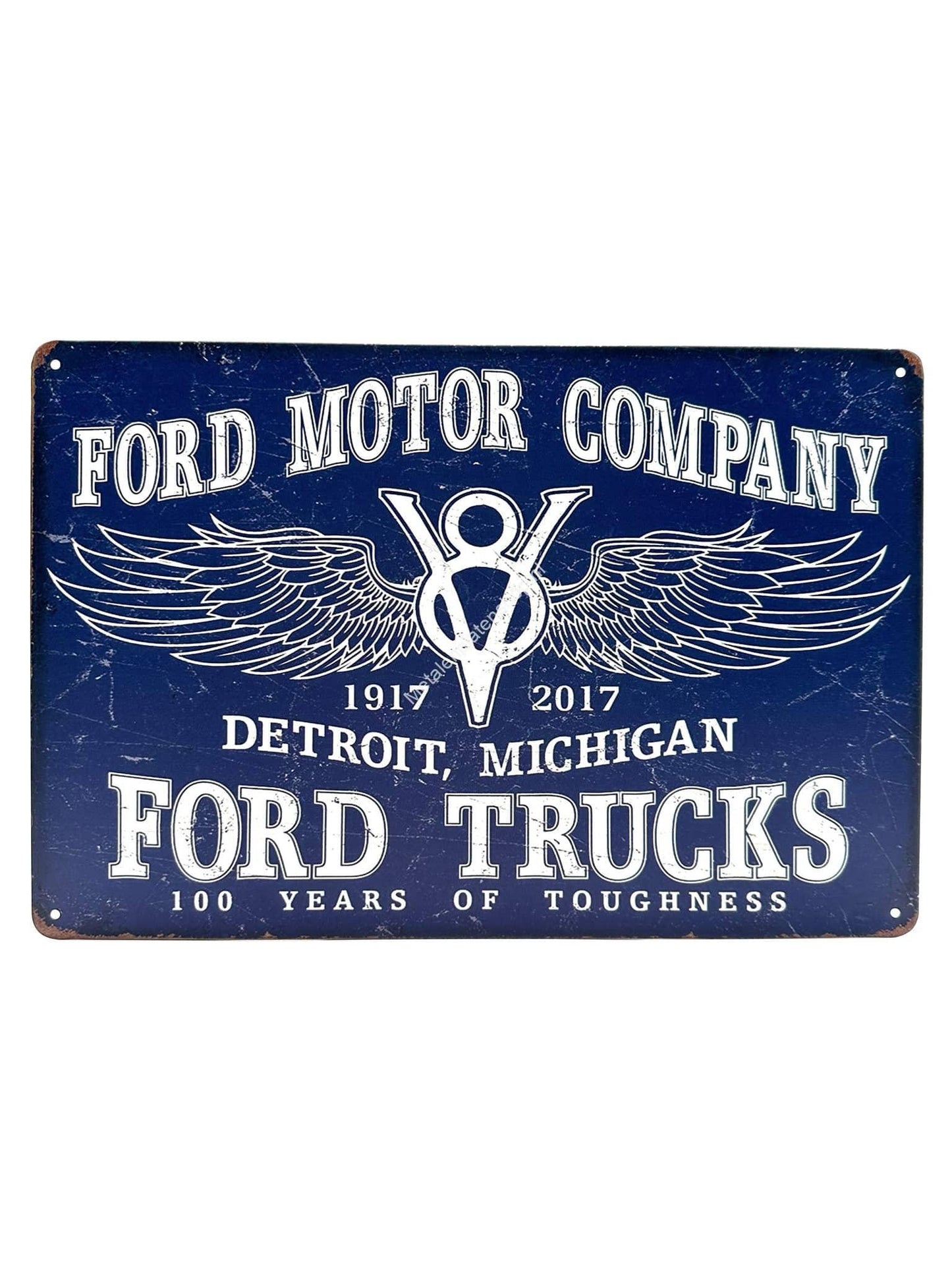 Wandschild aus Metall – Ford Motor Company – V8 – Ford Trucks