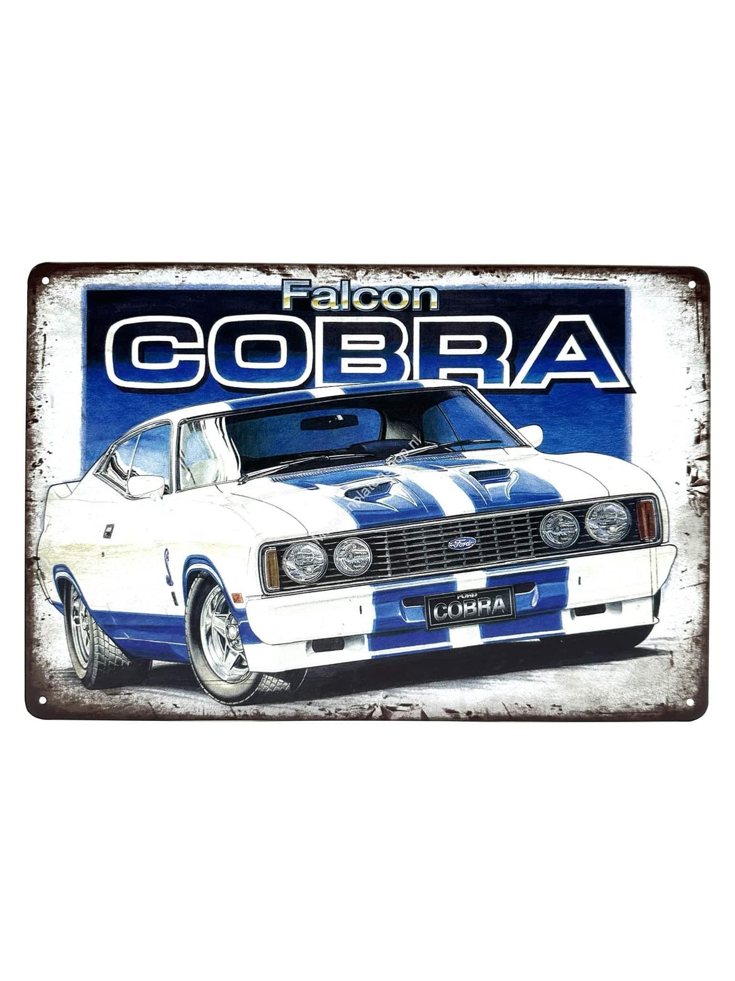 Metal Wall Sign - Falcon Cobra - Ford