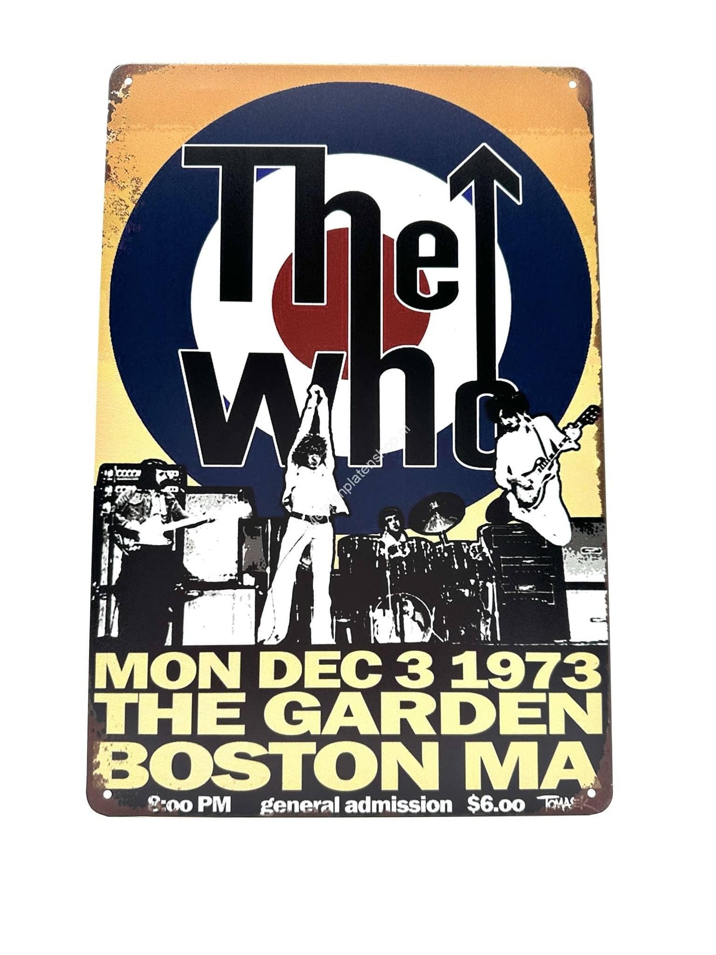 Metal Wall Sign - The Who - 1973