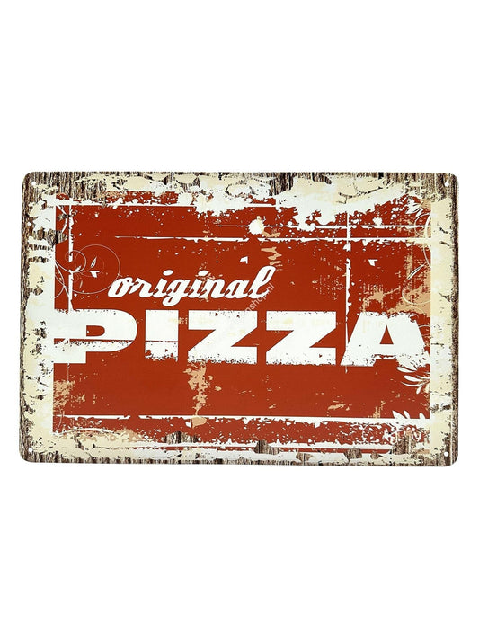 Metallwandschild - Original Pizza