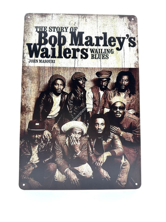 Metal Wall Sign - The Story of Bob Marley