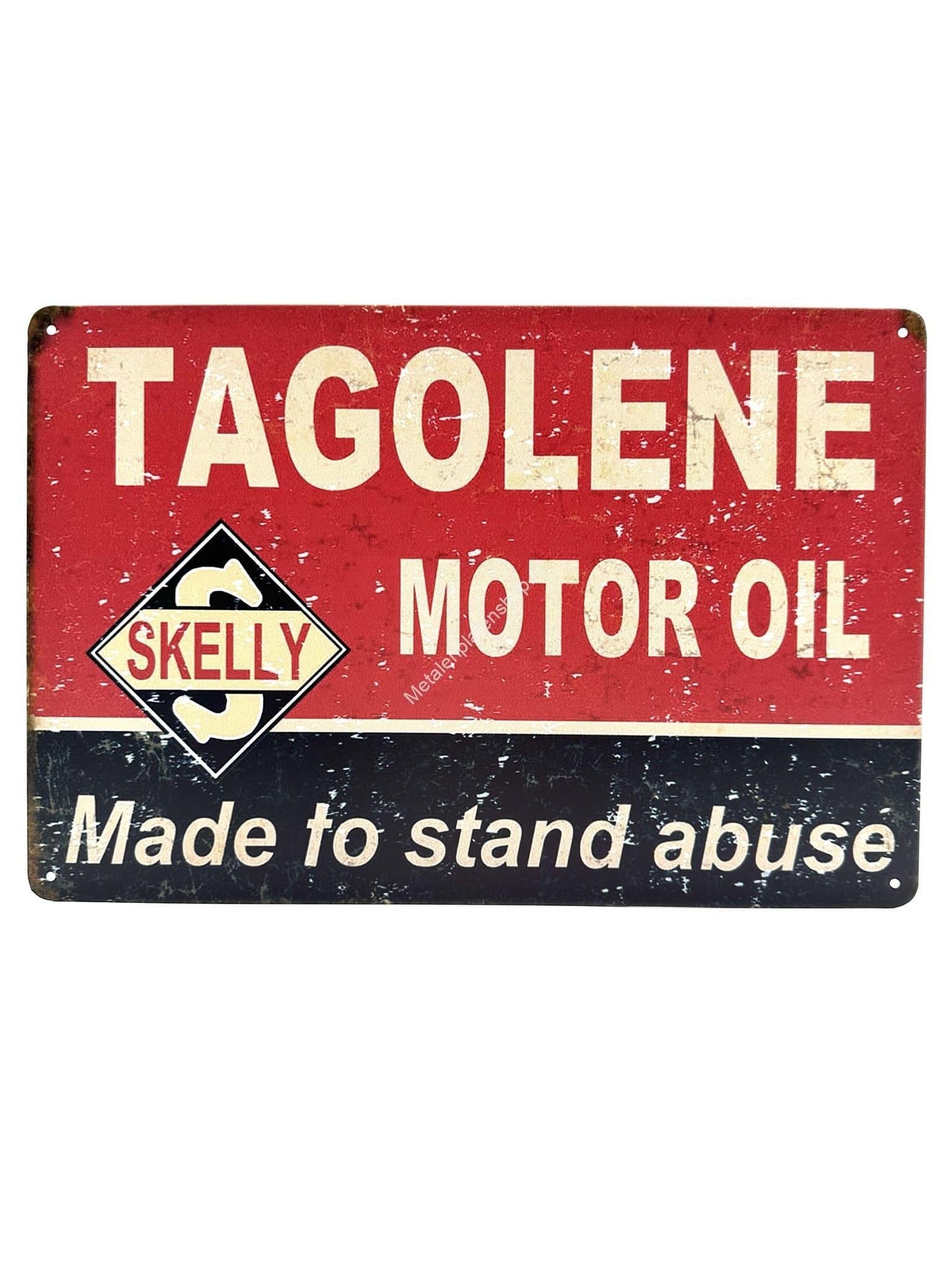 Metalen Wandbord - Tagolene Motor Oil