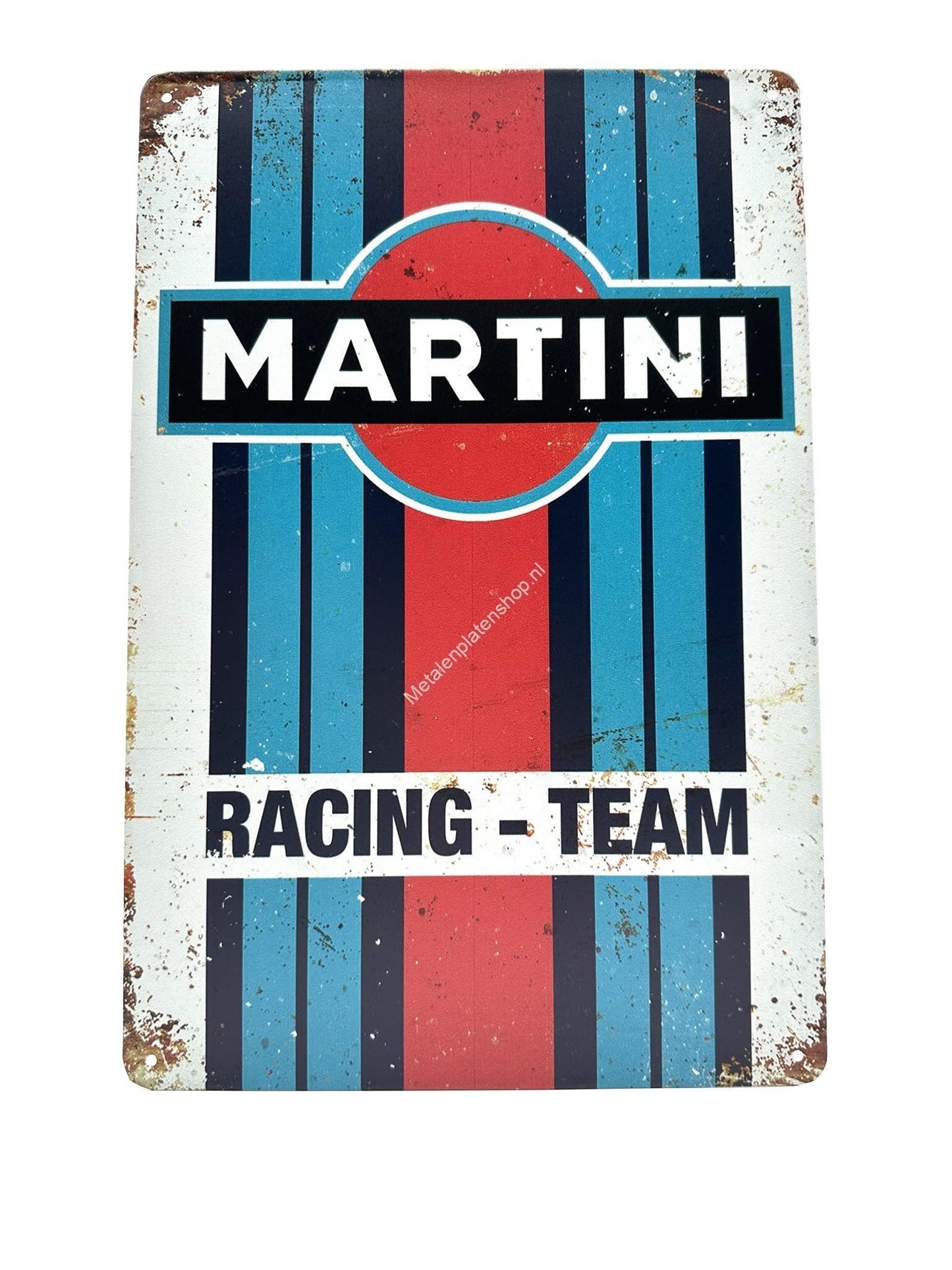 Metal Wall Sign - Martini - Racing Team