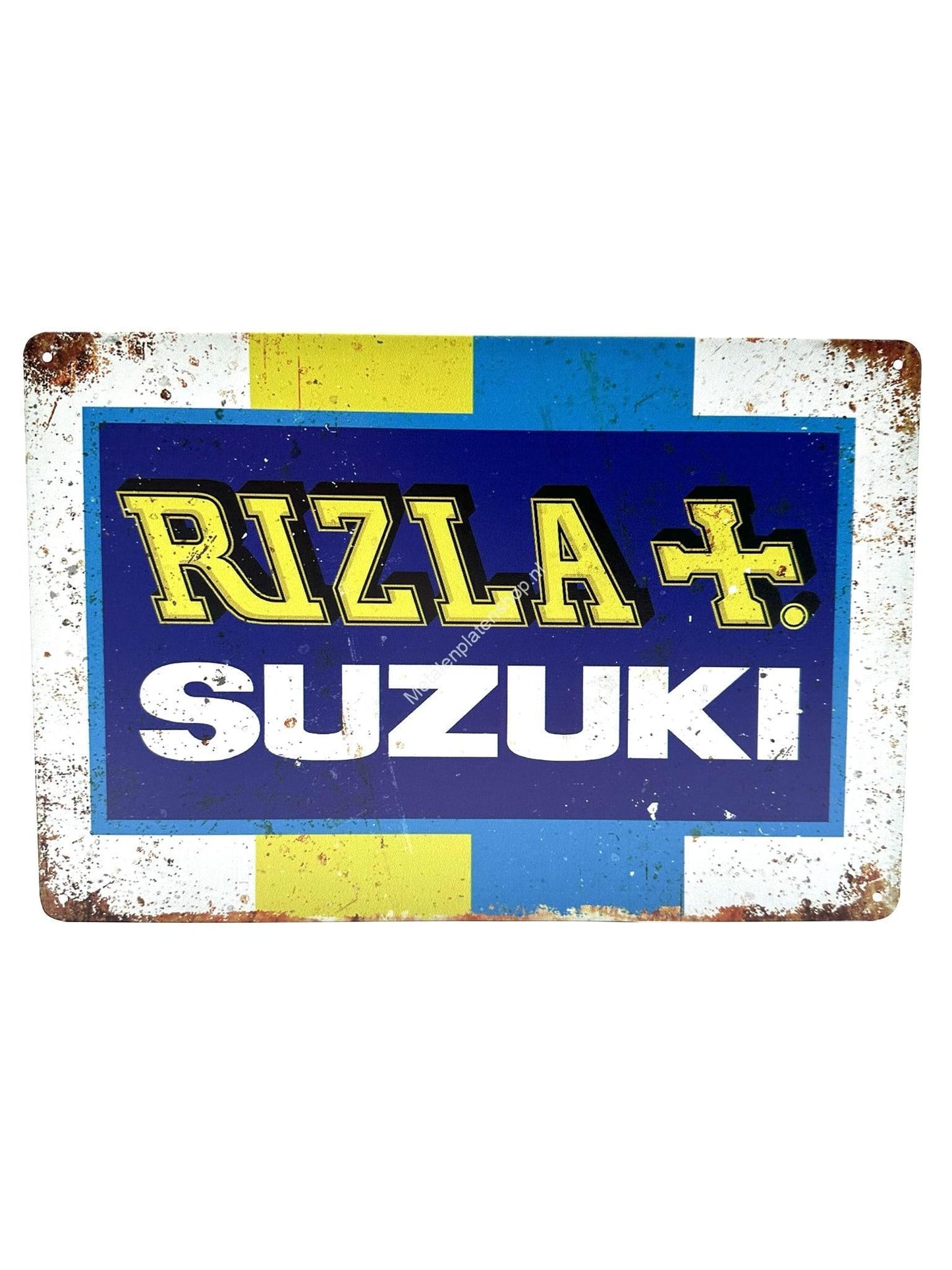 Metal Wall Sign - Rizla + Suzuki