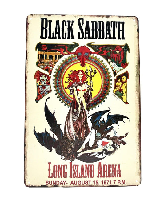 Metal Wall Sign - Black Sabbath