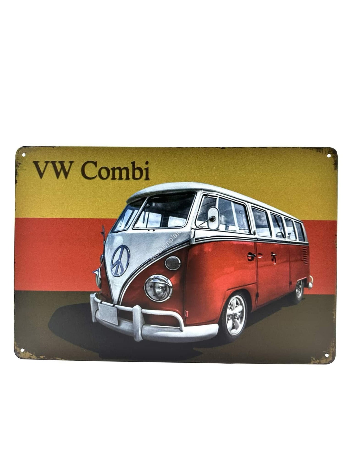 Metallwandschild - Volkswagen - VW Combi