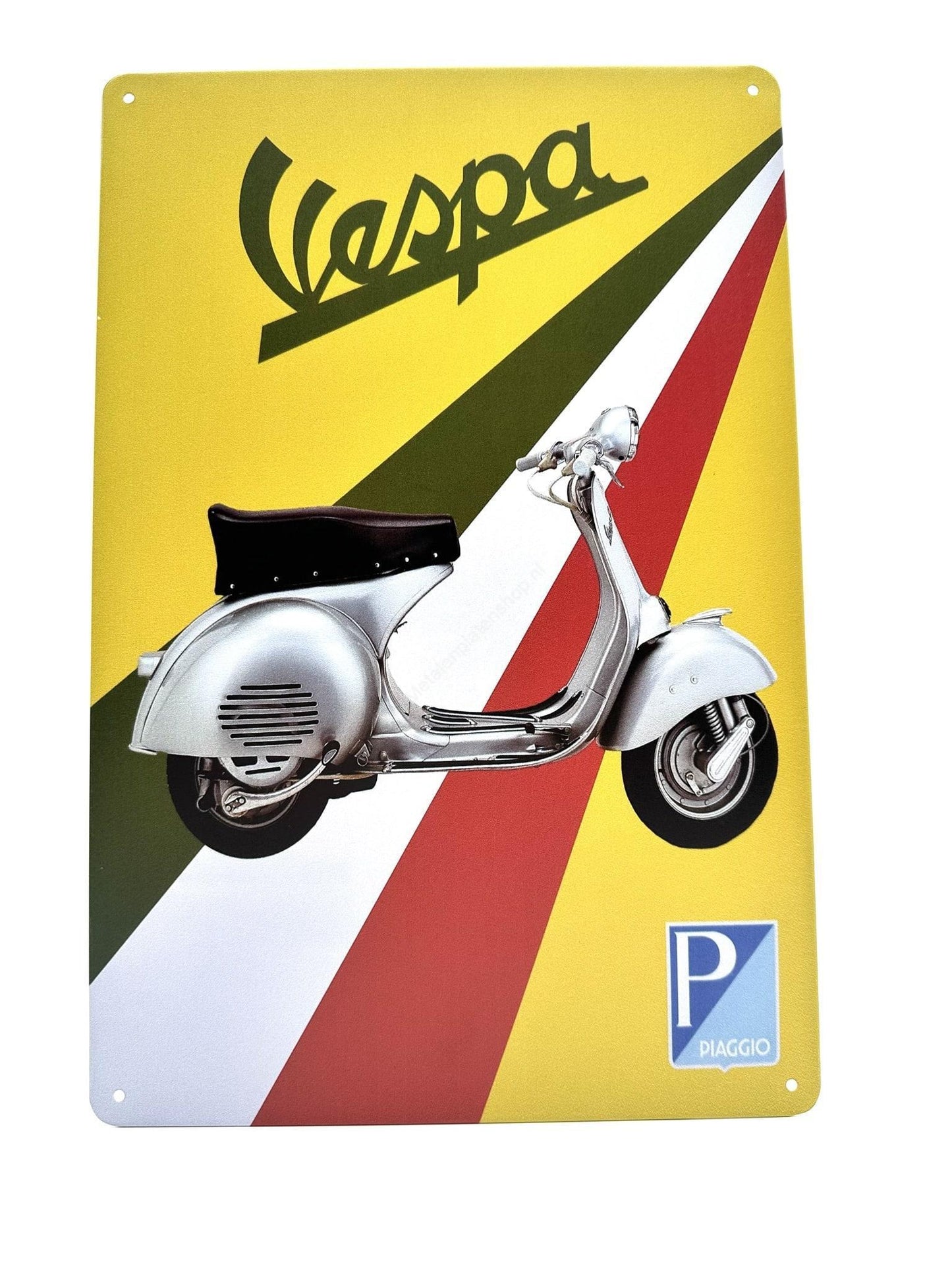 Metal Wall Sign - Vespa - Scooter - Motorcycle