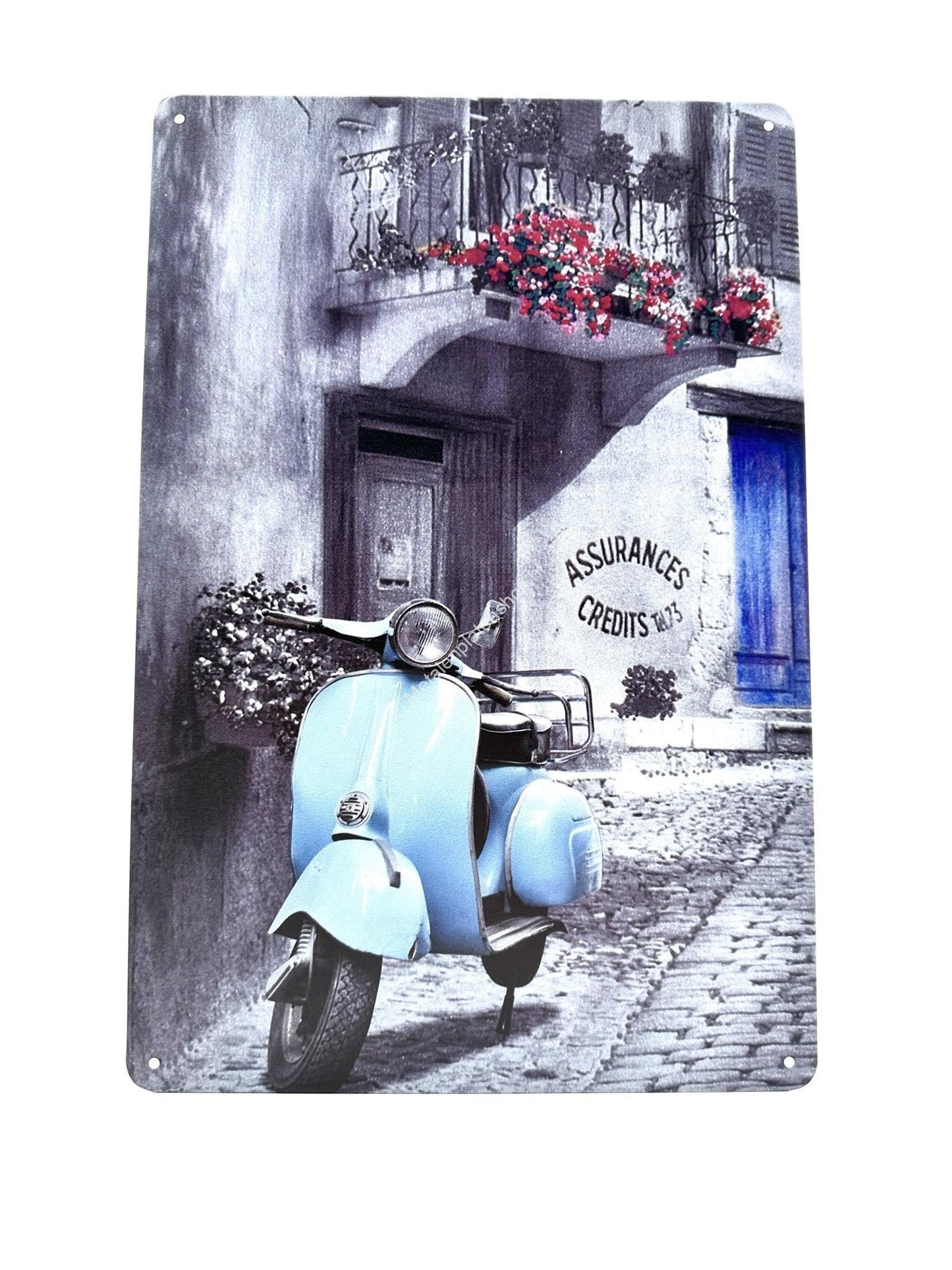 Metal Wall Sign - Vespa - Scooter - Motorbike #2