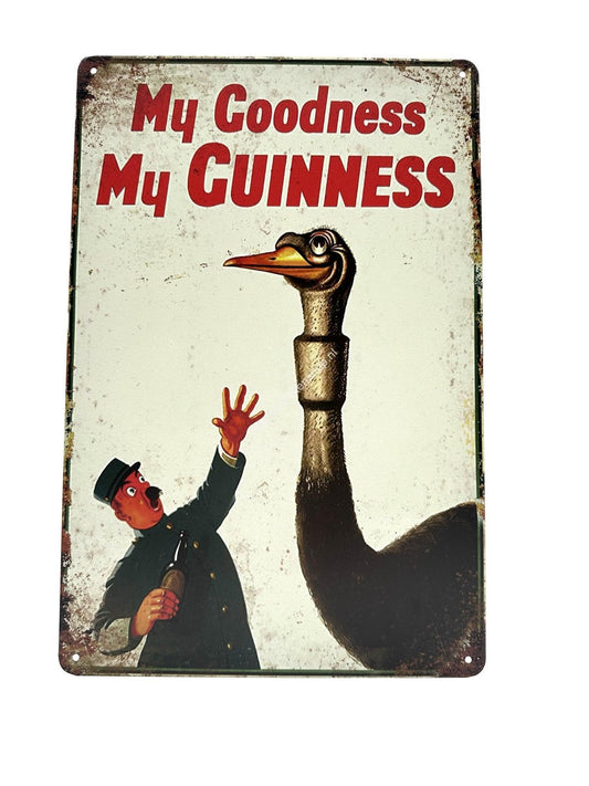 Metal Wall Sign - My Goodness My Guinness