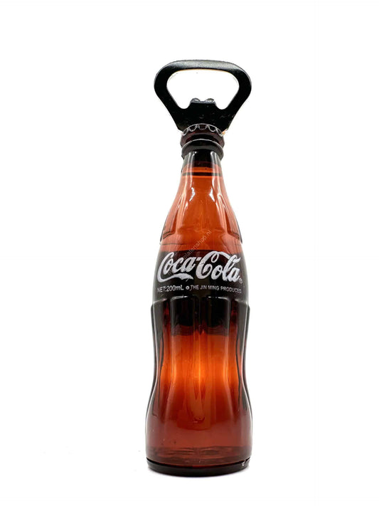 Bier of fles opener met magneet - Coca Cola Zero - 14cm