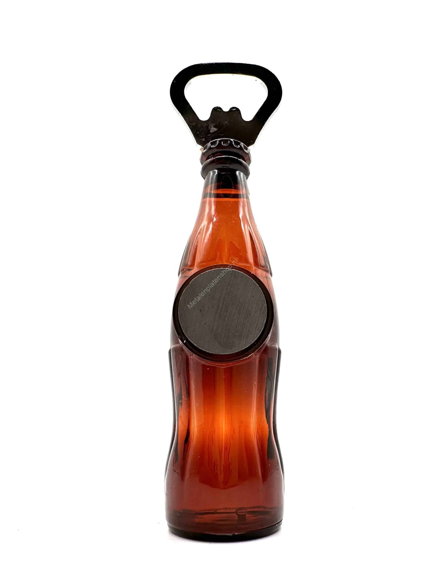 Bier of fles opener met magneet - Coca Cola Zero - 14cm