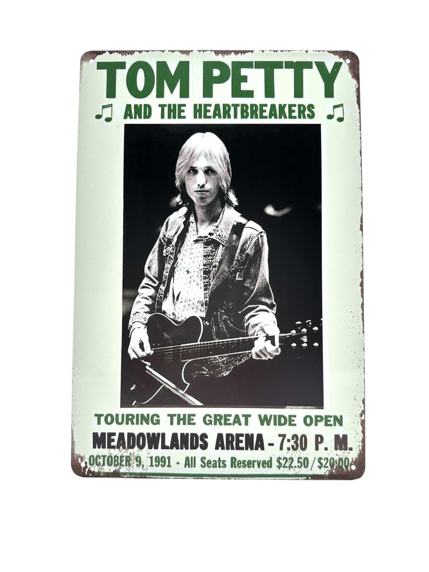 Metalen Wandbord - Tom Petty and the heartbreakers