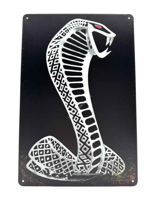 Metal Wall Sign - Cobra - Mustang